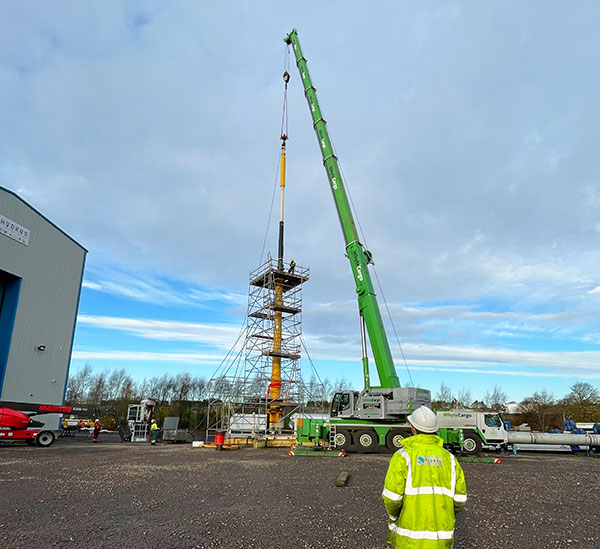 full SIT setup at Hydrus yard